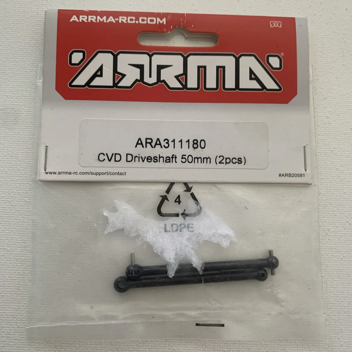Arrma Kraton Set Alberi Di Trasmissione CVD 183mm (2 Pezzi) AR220033