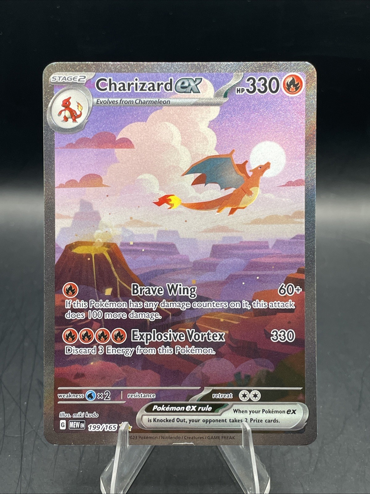 Scarlet & Violet 151 Holo Special Illustration Rar Charizard ex 199/165 Sv