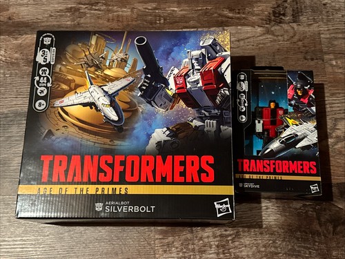 Transformers Age Of The Primes SILVERBOLT & SKYDIVE Combiner Superion Set Hasbro