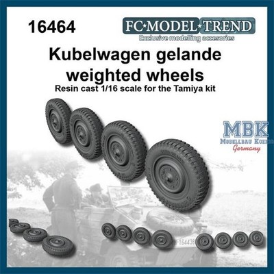 FC MODEL TREND FCMT16464 Kübelwagen weighted tires