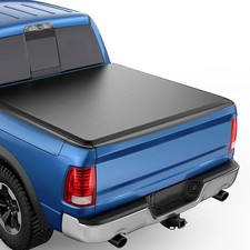 6.4ft Soft Roll Up Tonneau Cover For 2002-2010 2011-2018 2019-2024 Dodge Ram 1