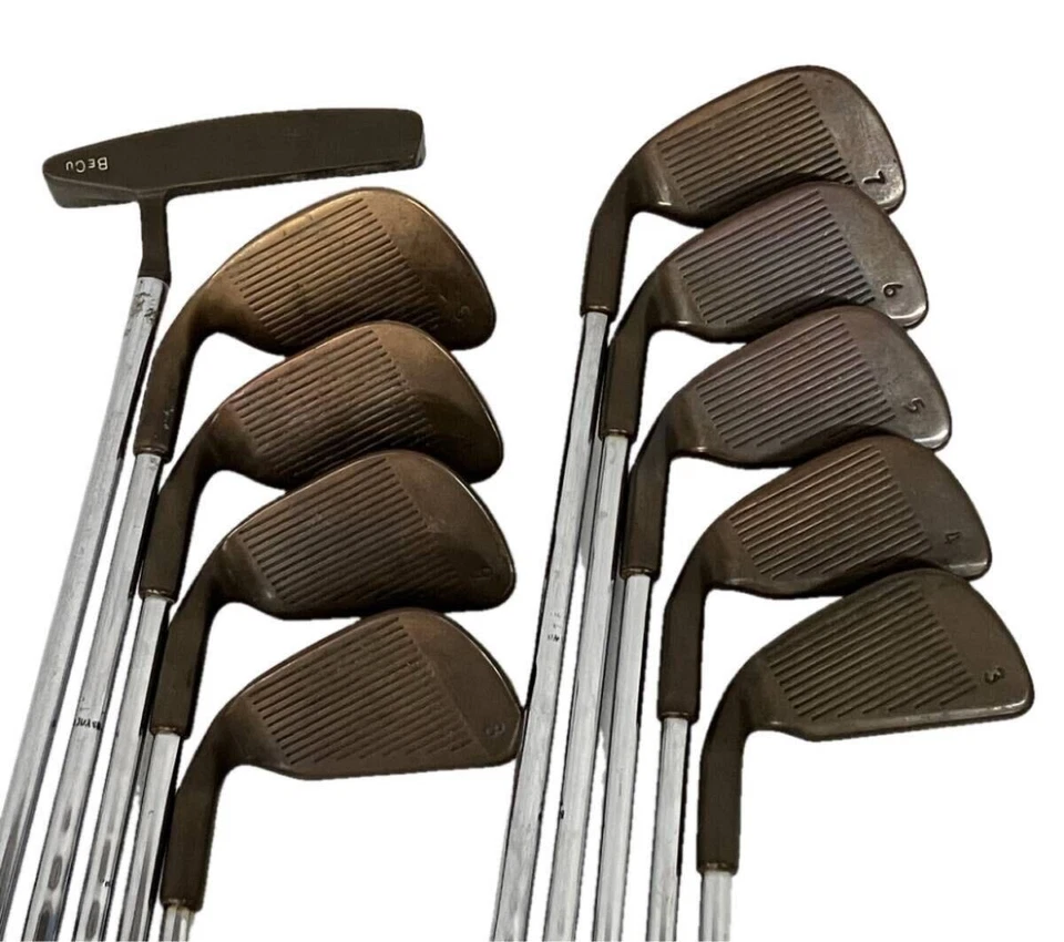 Ping Eye2 Beryllium Copper Orange Dot Iron Set #3-9,W,S (9Clubs) & Putter Pal 2 - Image 2 of 4