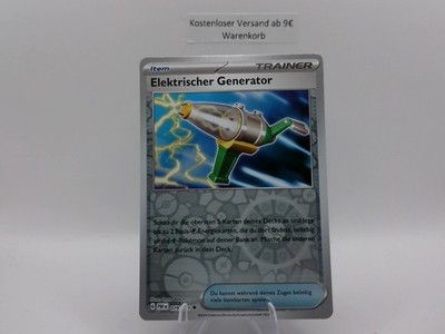 Pokemon Sammelkarte Item - ELEKTR. GENERATOR - Paldeas Schicksale - Reserve Holo