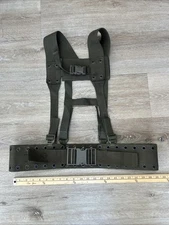 Genuine Original German Military Harness - Flecktarn Green Plain Camouflage