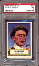 1952 Look 'n See #13 Wilbur Wright PSA 7
