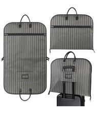 Suit Bag Travel 40 Inch Foldable Carry On Garment Carrier Waterproof Silver