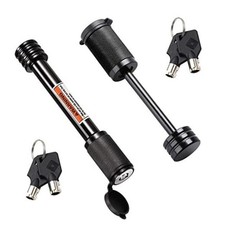 Hitch Lock Set Dia 5/8 Inch Trailer Hitch Receiver Pin Lock Keyed Alike for