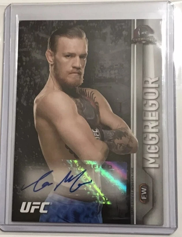 2015 Topps UFC Champions - Conor McGregor #FA-CMC for sale | eBay