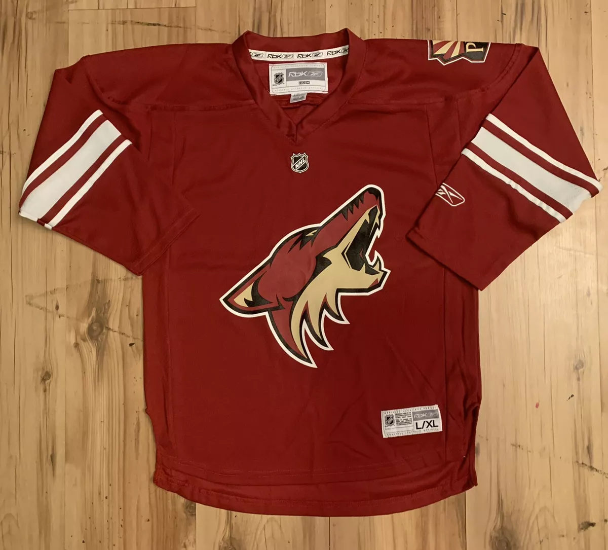 Arizona Coyotes Black NHL Reebok Hockey Jersey SM S mens