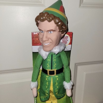 Buddy from Elf movie Talking Plush Will Farrell Pull String Toy New