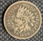 1859  Indian Head Penny - Beautiful Good Coin -   1095