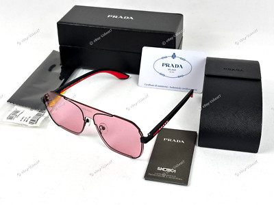 PRADA LINEA ROSSA PS 53YS VIY-101 140 N PINK RARE!