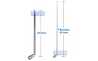 23" Long Telescopic AM FM TV Antenna For Radio AV Receiver Portable TV