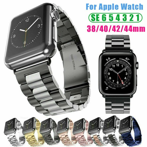 Stainless Steel Band Strap For Apple Watch Series 9 8 7 6 5 4 38/40/41/42/44/45 - Picture 2 of 22