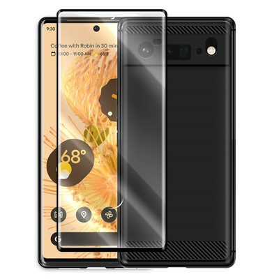 Heavy-Duty Anti-Shatter Screen Protector + TPU Case fit Google Pixel 6 Pro USA
