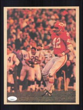 Johnny Robinson JSA Autographed 60`s 8x10 Signed Vintage Photo Chiefs