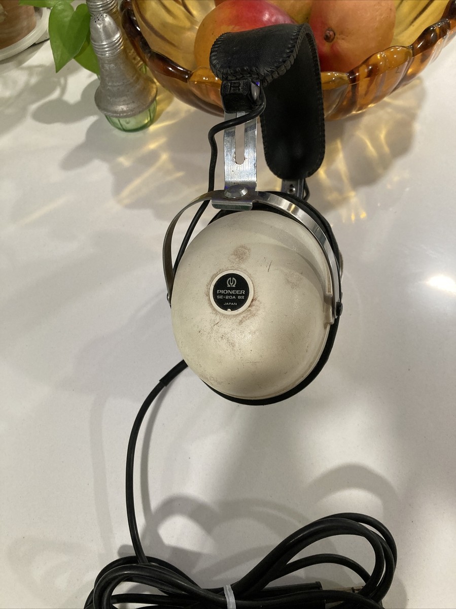 Vintage PIONEER SE-20A Ohm Stereo Headphones Good Condition