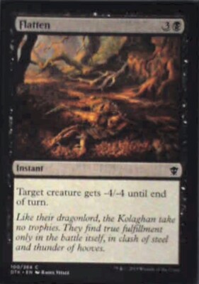 Flatten - Dragons of Tarkir: #100, Magic: The Gathering Nm R102 | eBay