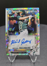 2021 Michael Gulberg Bowman Chrome Prospect 019/100 Auto RC Atomic Refractor