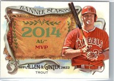2022 Allen & Ginter Banner Seasons Mike Trout #BS-21