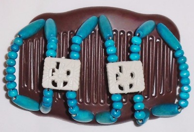 Angel Wings Hair Clips 4x3.5'', African Butterfly Style, US SELLER, Quality S74