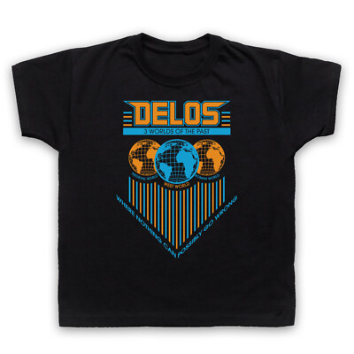 DELOS WESTWORLD RETRO SCI FI INOFFIZIELLES FILM TV SHOW KINDER KINDER T-SHIRT