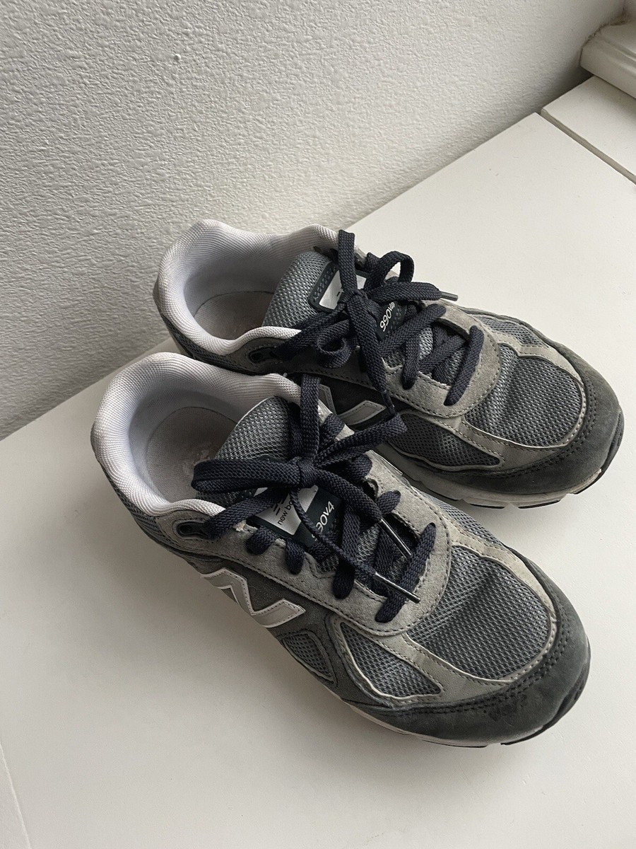New Balance 990v4 Gray Running Shoes Women's Size Boys KJ990CGG USA