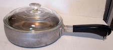Vintage Sears Maid of Honor Aluminum Pan with Glass Lid 6.5 Inch