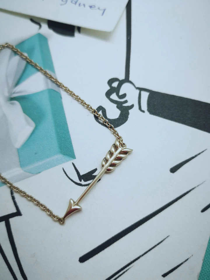 100% Genuine Tiffany & Co arrow bracelet 7.5inches - rubedo — 第 4/4 张图片