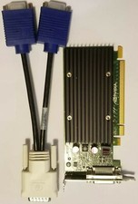 Dual Monitor VGA or DVI Nvidia Quadro NVS 300 Low Profile Video Graphics Card