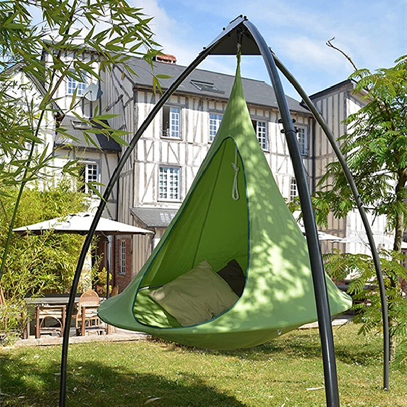 Hanging Hammock Rope Swing Chair Hammock Seat Outdoor Indoor Patio Tree Tent
