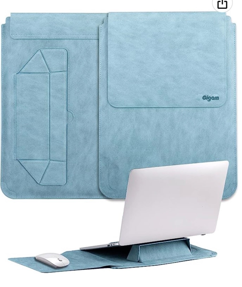 Laptop Sleeve Stand Case Mouse Pad For MacBook Air, Pro 13