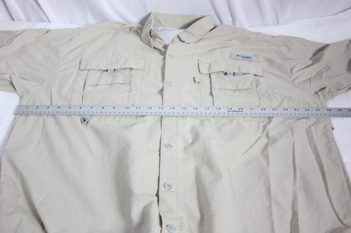 Men's Columbia PFG Omni-Shade S/S Button Front Shirt Extra Large Tall XLT - Picture 5 of 9