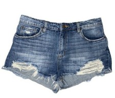BP Nordstrom Distressed Denim Cutoff Blue Jean Shorts Size 30