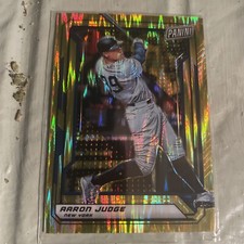  2019 Panini The National VIP Aaron Judge  Prizm First off the line 01/10 mint!