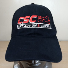 CSC FAST ARE ON 2 WHEELS FITTED BASEBALL HAT/CAP, BLACK, L-XL, BIKE/SPORTBIKE
