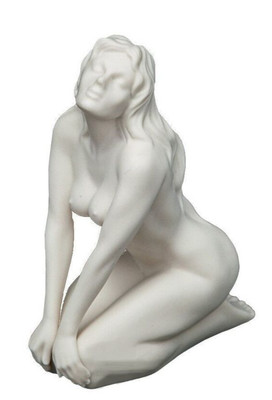 Nude girl sitting Statue