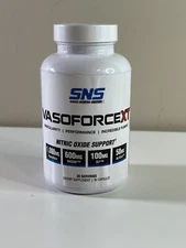 SNS Serious Nutrition Solutions Nitric Oxide Vasoforce XT Sealed 90 Caps 9/24
