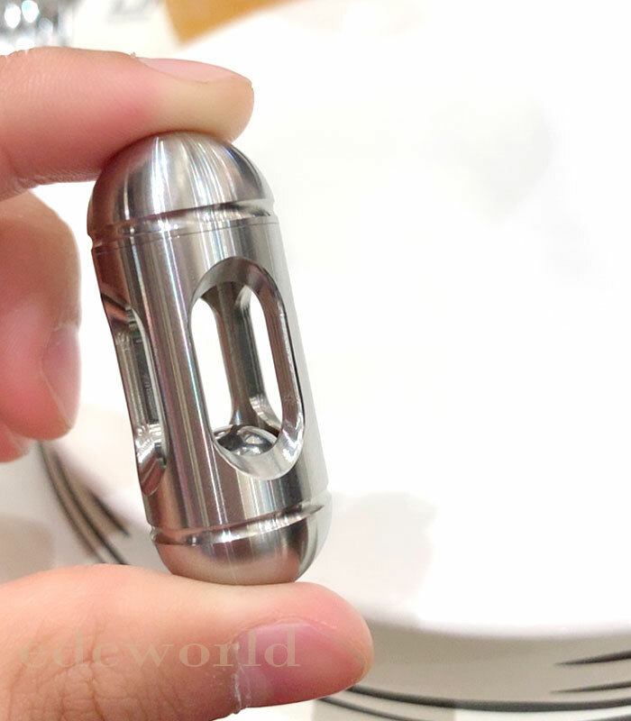 Mini Cilindrico In Acciaio Inossidabile Metallo Piccolo Oggetto - Foto 3