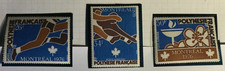 Timbres de Polynésie Poste Aérienne n°110 à 112 Neuf année 1976