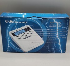 Midland Weather Alert Radio - WR100 ALL HAZARDS W/AC Adapter B19