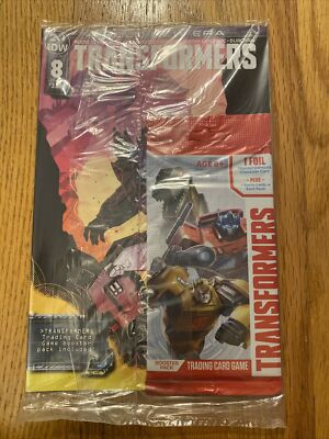 Unread IDW Comic Transformers A Bold New Era #8 IDW Sealed w/ Trading Card Game!