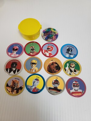 1994 Mighty Morphin Power Rangers - McDonald's Power Discs - Set Of 13 ...