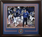 Lawrence Taylor Parcells Simms 1986 NY Giants signed 16x20 photo Framed BAS /50