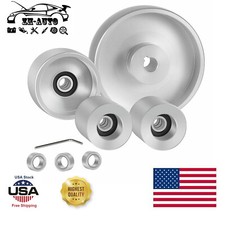 Belt Grinder 2x72" Wheel Set 4" Drive 5/8" Bore 3" Track 2" Idler