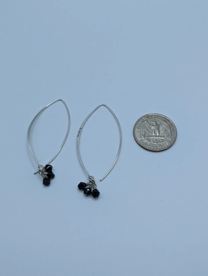 Silpada Earring Threader With Onyx Beads - Image 3 of 3