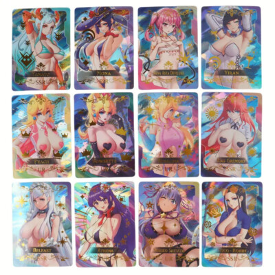 NEU 55 Göttin Mädchen Sammelkarte HOLO Anime Waifu Booster Box TCG werkseitig 