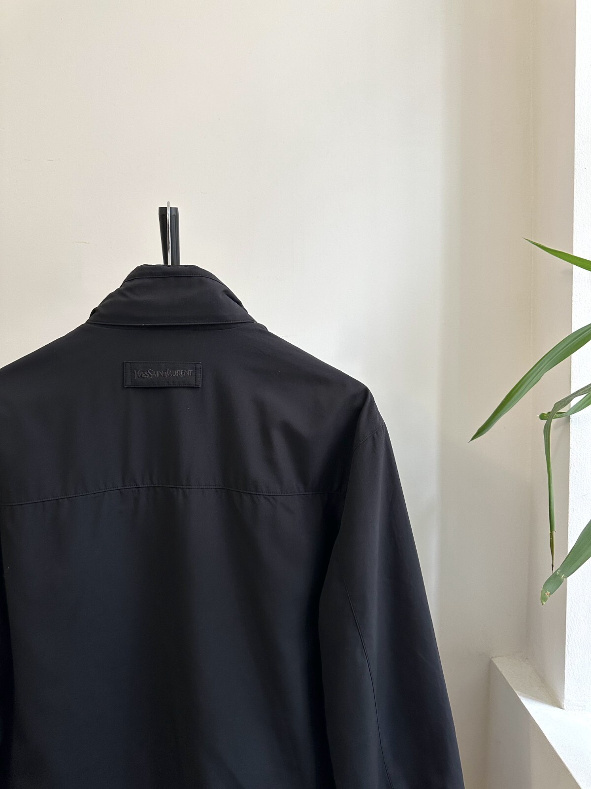 Yves Saint Laurent giacca nera vintage uomo