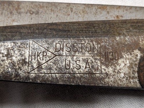 Vintage Disston 10" Allzweckschere Schere Nr. 1130 USA - Bild 7 von 8