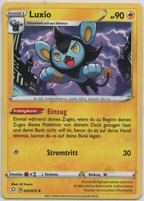 SWSH 4,5 - Glänzendes Schicksal (TCG)/Deutsch - Luxio - 032/072  